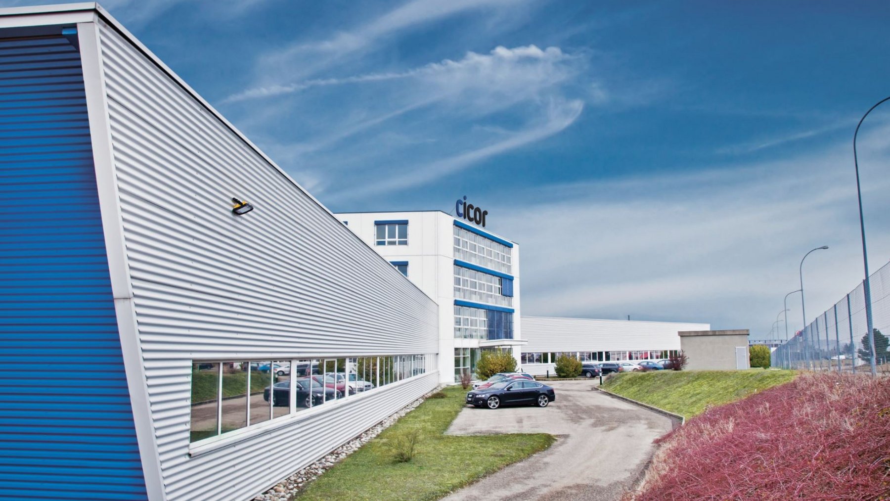 Cicor production site in Boudry, Switzerland