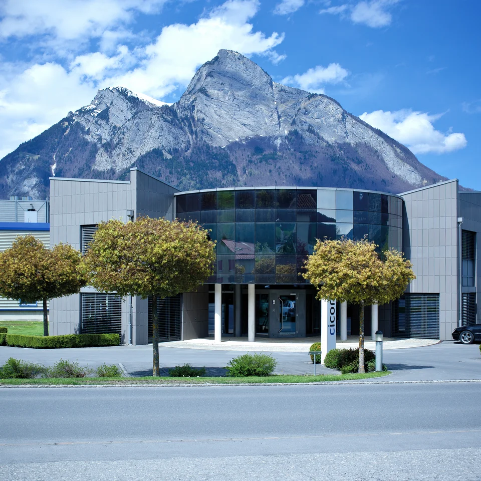 Cicor site in Wangs, Switzerland