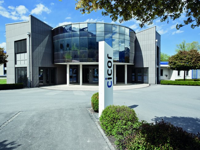 Cicor production site in Wangs, Switzerland