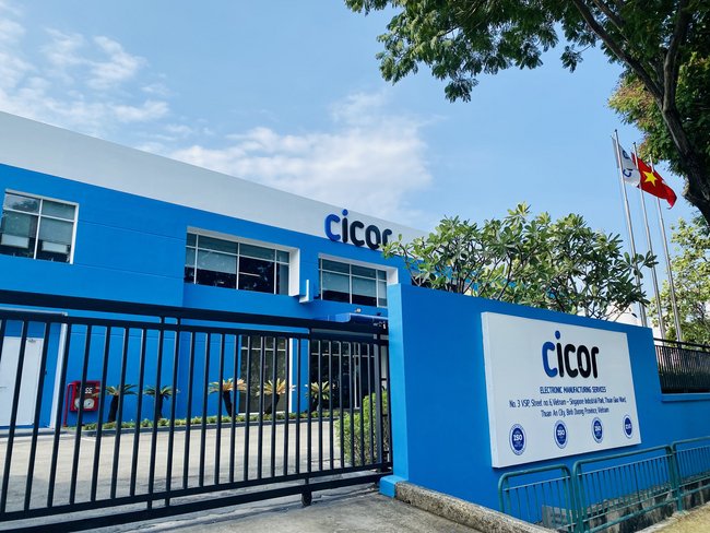 Cicor production site in Thuan an City, Vietnam
