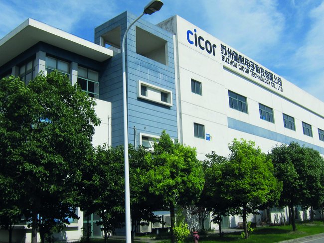 Cicor production site in Suzhou, China