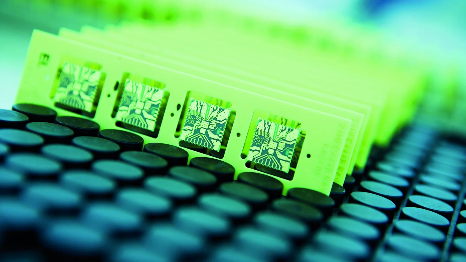 Close-up rigid PCB
