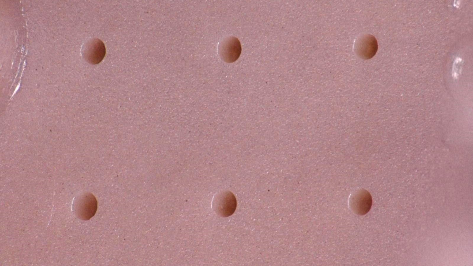 Close-up of a micro-molded plastic part demonstrating Cicor's precision plastics capabilities.